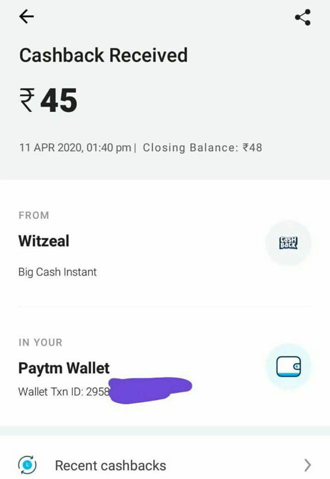 Paytm real cash app login